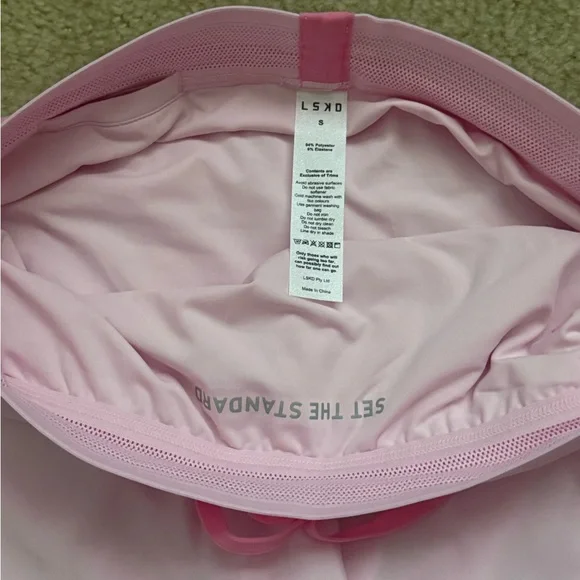 LSKD Accelerate 3” High-Rise Running Short in Candy Pink Marshmallow (size S) - Picture 13 of 14